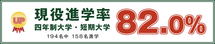 現役四大進学率(4年制・短大)